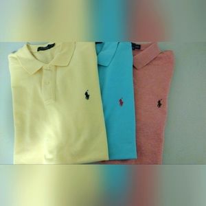 3 Polo Ralph Lauren shirts